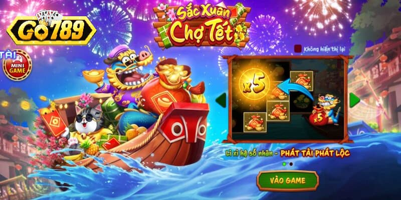 sắc xuân chợ tết